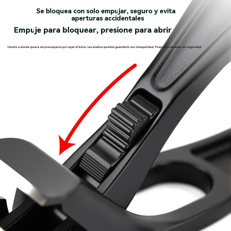 🔥Cortaúñas curvo de acero inoxidable: ergonómico y fácil de usar para personas mayores