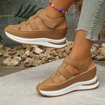 😍😍【Alta calidad】Sandalias de mujer con cuñas transpirables y cómodas