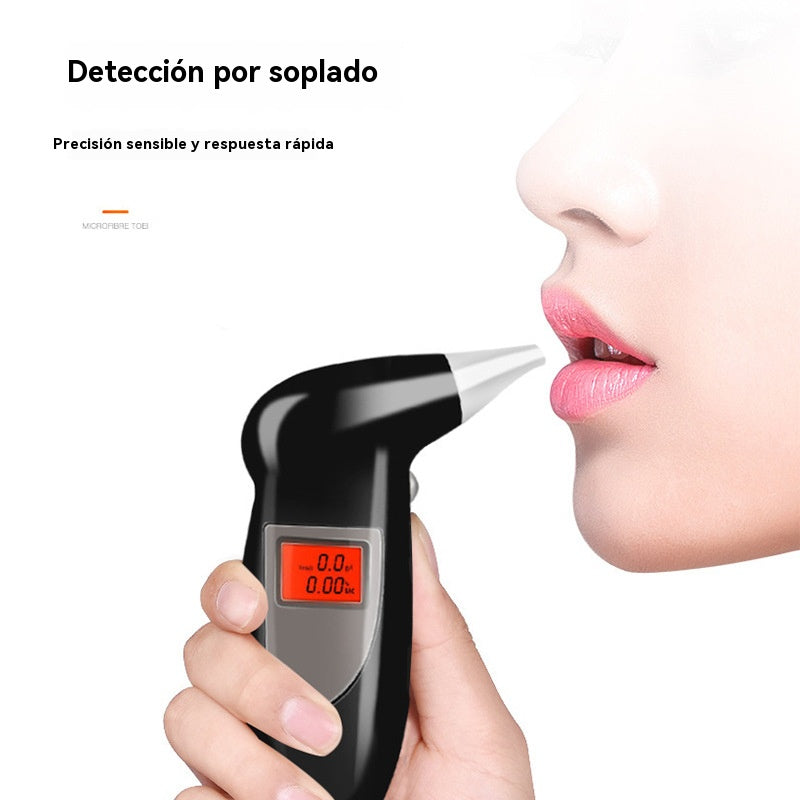 【Pago contra reembolso】🍷 Medidor de alcohol portátil de alta precisión – Mide tu nivel antes de conducir