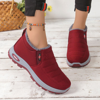 🔥【Descuento especial del 50%】【Tallas 35-48】Botas de invierno unisex con forro afelpado: cálidas, cómodas y antideslizantes para climas fríos.