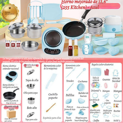 🎁【El mejor regalo para niños】🍳 Mini juguetes de cocina para niños
