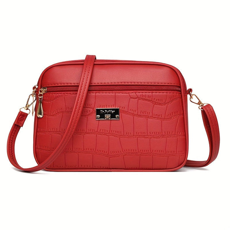 🔥👜Nová módní dámská crossbody kabelka 2025 brzy na jaře --velká kapacita, jednoduchý styl, nastavitelný ramenní popruh-3964982