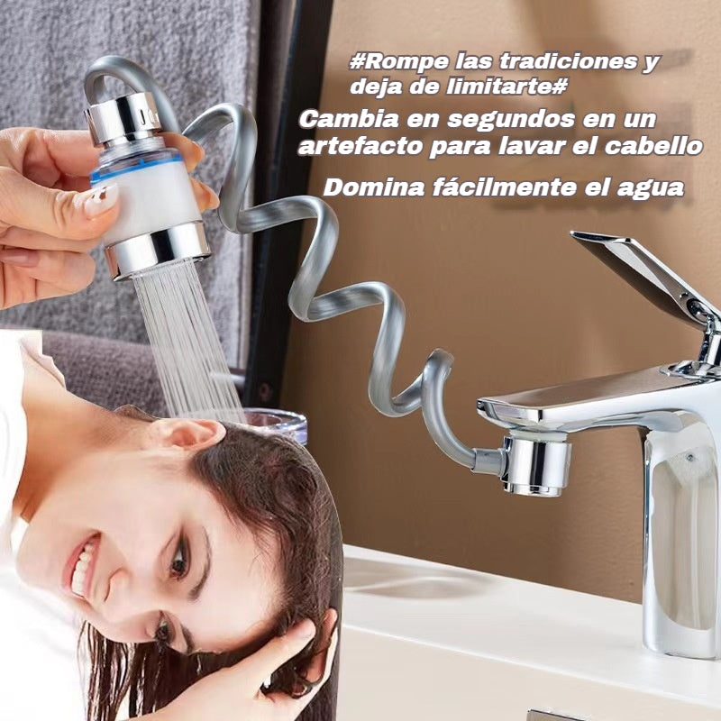 【Compra 1 y llévate 1 gratis】Extensor de grifo con accesorio de extensión de manguera con resorte