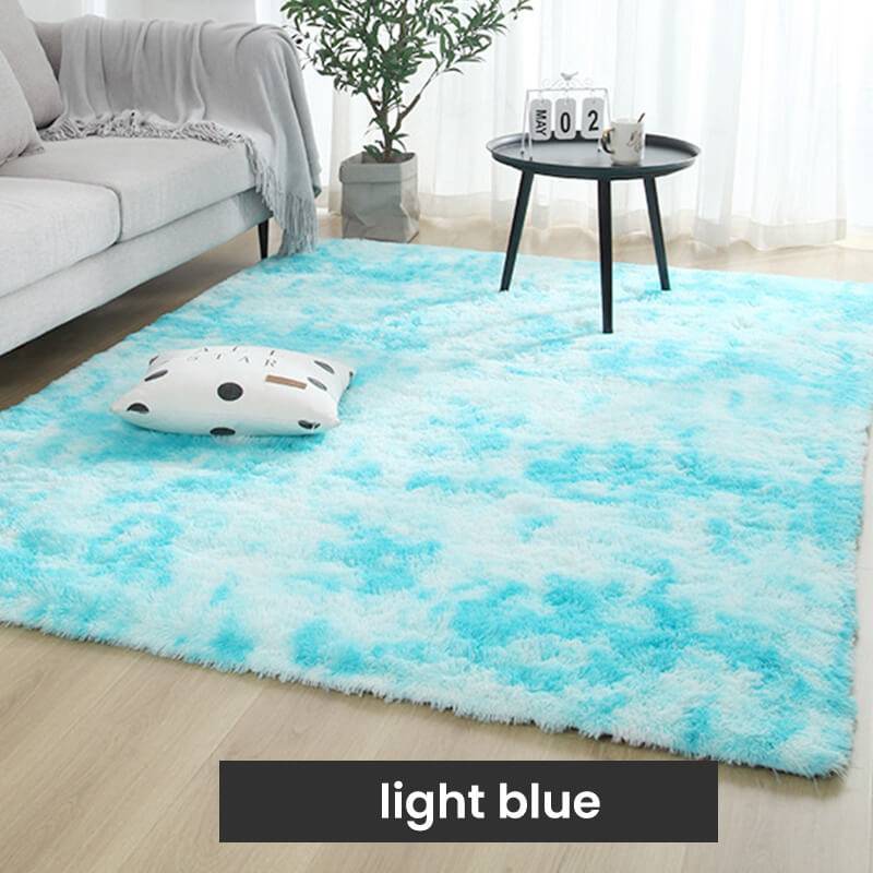🌈【Alta calidad】🔥【100*200cm】Alfombra de felpa con degradado de color