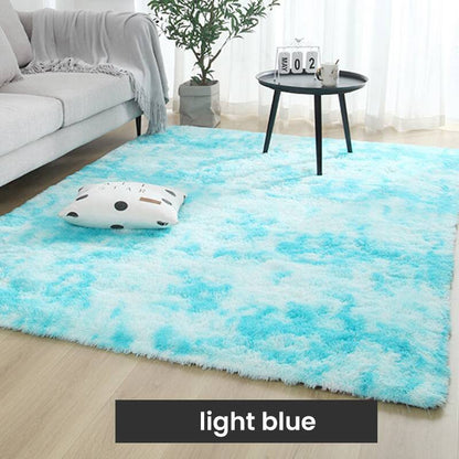 🌈【Alta calidad】🔥【100*200cm】Alfombra de felpa con degradado de color