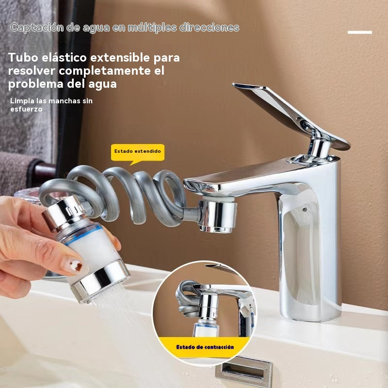 【Compra 1 y llévate 1 gratis】Extensor de grifo con accesorio de extensión de manguera con resorte