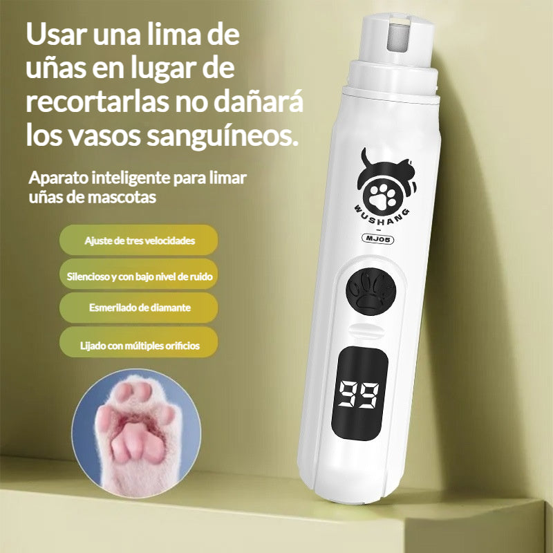 📢📢 ¡Oferta especial por tiempo limitado! 🔥 Lima de uñas eléctrica para mascotas, ideal para recortar y limpiar las uñas de perros y gatos 🐾