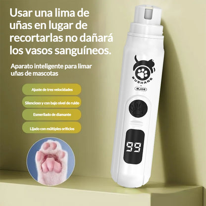 📢📢 ¡Oferta especial por tiempo limitado! 🔥 Lima de uñas eléctrica para mascotas, ideal para recortar y limpiar las uñas de perros y gatos 🐾