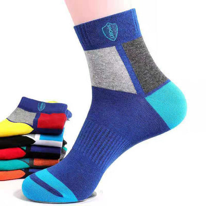 🧦Kúpte 5 kusov a získajte 5 kusov zadarmo【10 párov】Žiarivé, zápachu odolné a potuvzdorné športové ponožky pre mužov