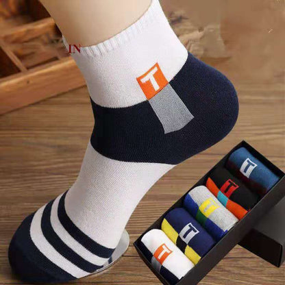 🧦Kúpte 5 kusov a získajte 5 kusov zadarmo【10 párov】Žiarivé, zápachu odolné a potuvzdorné športové ponožky pre mužov