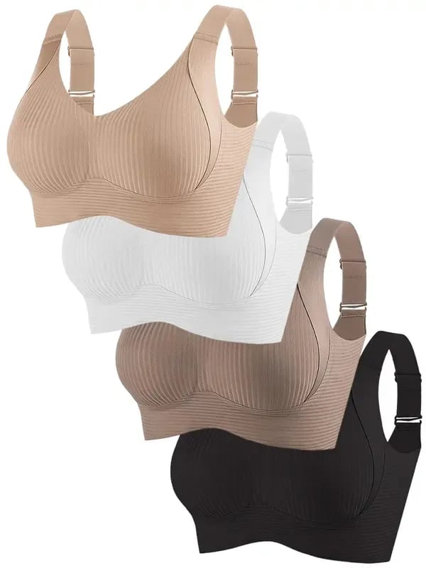 😍【Compra 1 y llévate 1 gratis】Sujetador inalámbrico de una pieza para mujer❤️【40-95 kg】