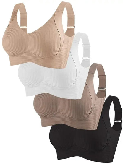 😍【Compra 1 y llévate 1 gratis】Sujetador inalámbrico de una pieza para mujer❤️【40-95 kg】