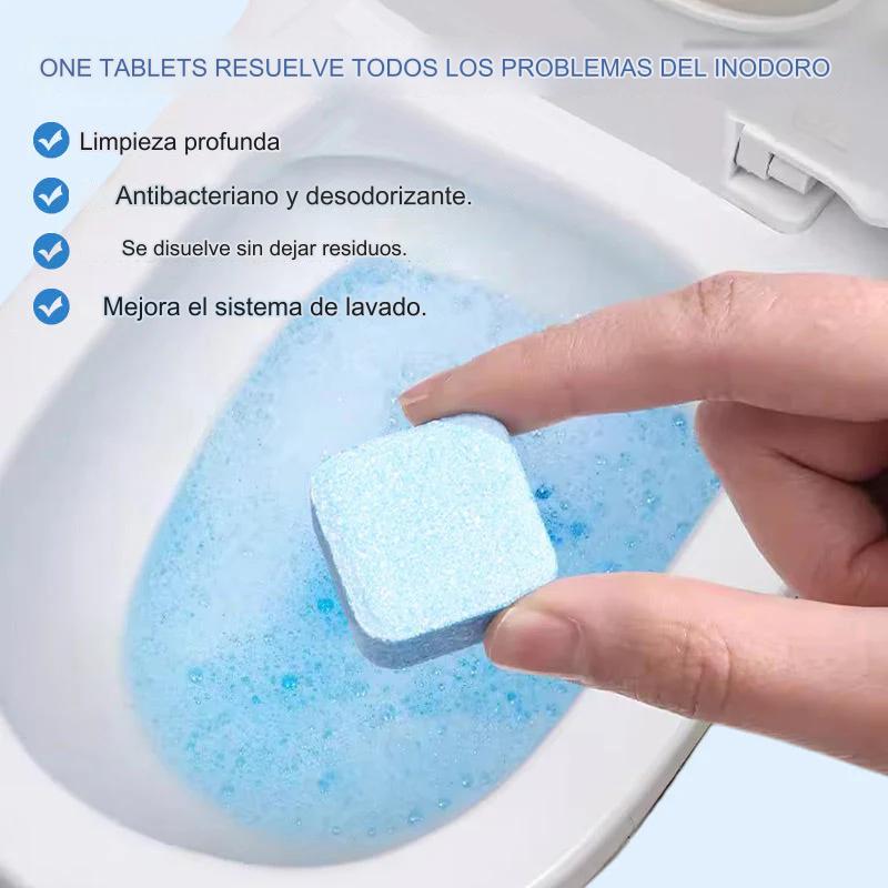 【🏆Producto más vendido】Poderosas pastillas efervescentes para limpiar inodoros: dejan fragancia, eliminan la cal, reducen el amarilleo y eliminan los olores.