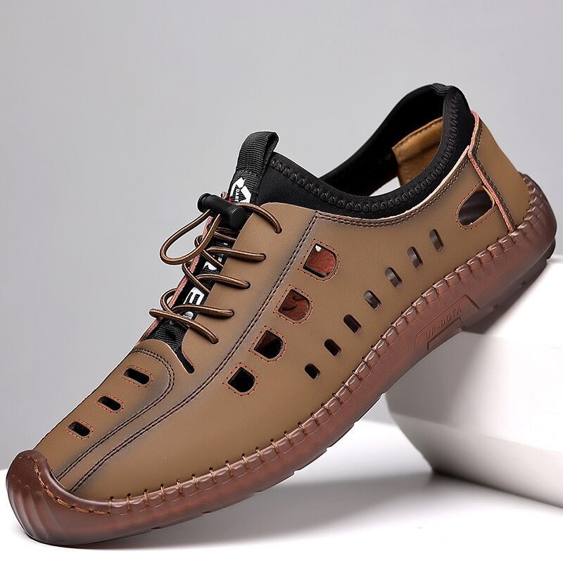 【Zapatos de primavera nuevos】【39-44】 Zapatos casuales de hombre de suela suave, transpirables y con diseño calado, nuevos para el verano de 2026