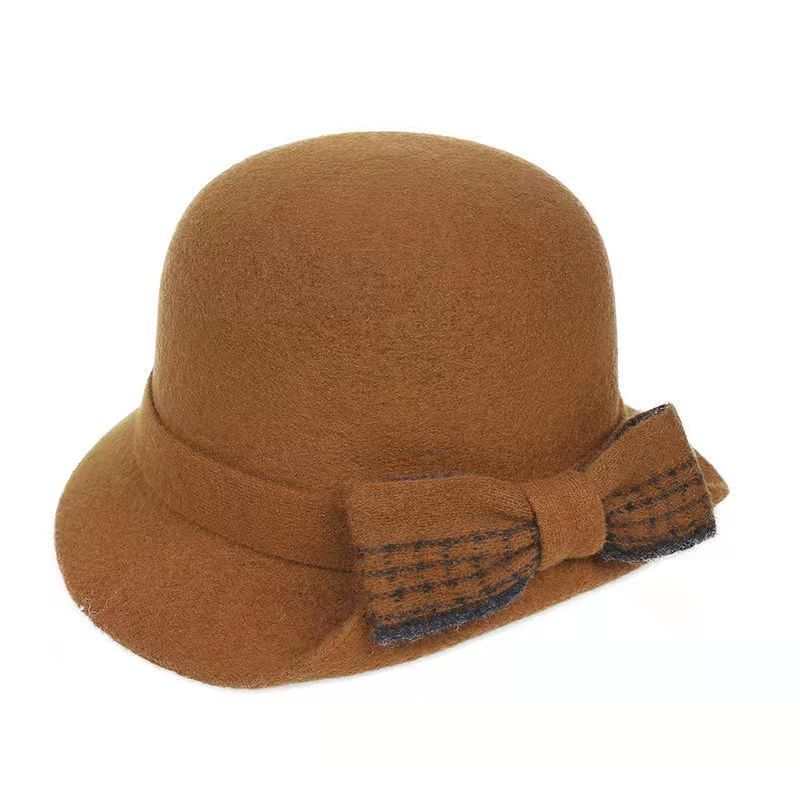 💥50%OFF💥 Sombreros de otoño e invierno para mujer - sombreros de fieltro de pura lana