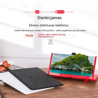 【Perki vieną – antras nemokamai】2 vnt. už 27 € 📱 Mobiliojo telefono ekrano didintuvas | HD kino teatro efektas | Lengvas ir patogus nešiotis 🎬