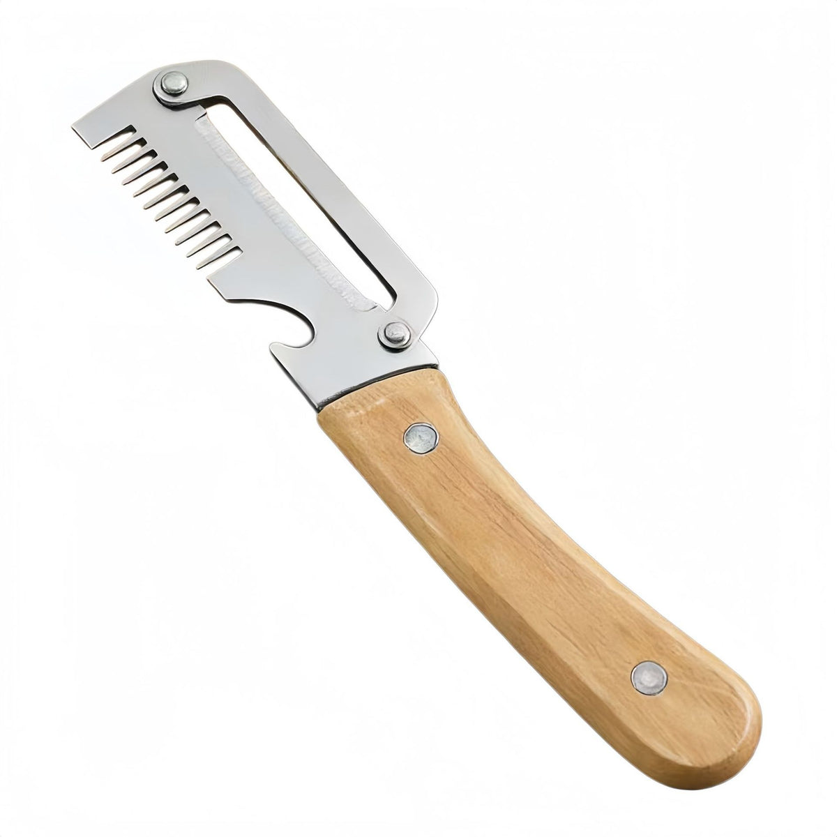 ✅【Купи 1, вземи 1 безплатно】2 броя за 23 € 🧅🔪 Мултифункционална кухненска белачка „3 в 1“: бели, реже на филийки и отваря бутилки! 🔥