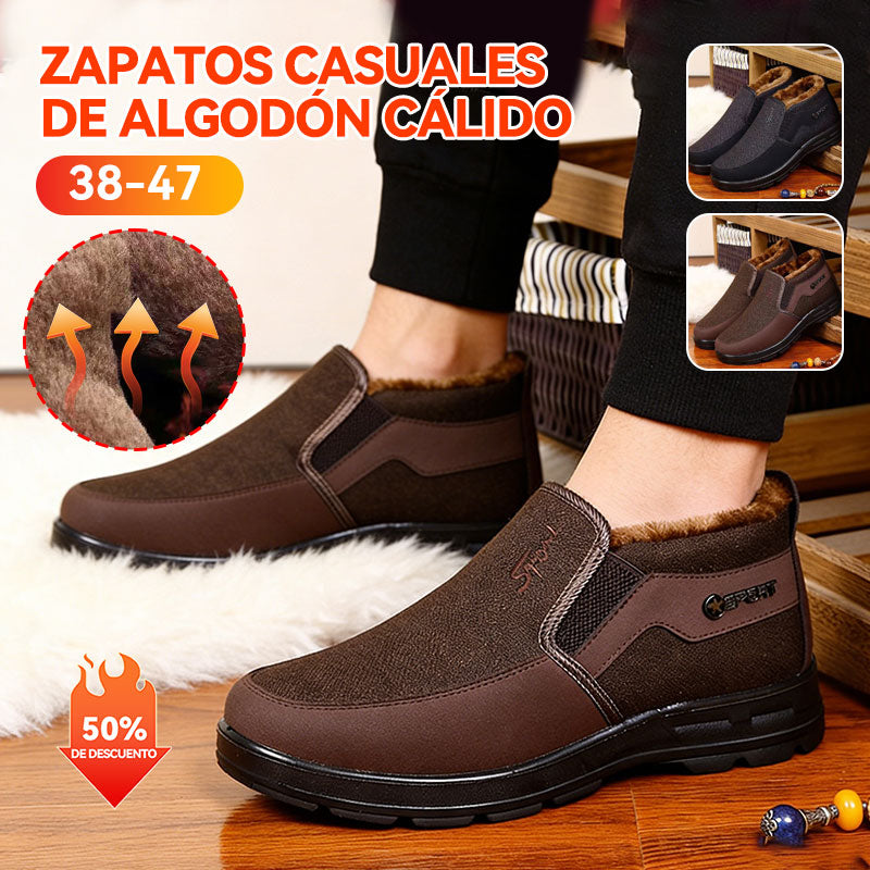 🦶【38-47】Botas de invierno nuevas para hombre, gruesas, de forro polar y de algodón suave y antideslizantes