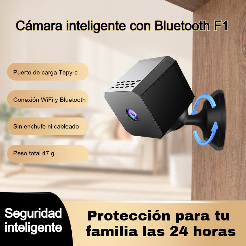 🏠📹🕵️Pago contra reembolso🔥Cámara cuadrada pequeña, cámara inteligente de alta definición, monitoreo remoto inalámbrico del hogar a través de WiFi