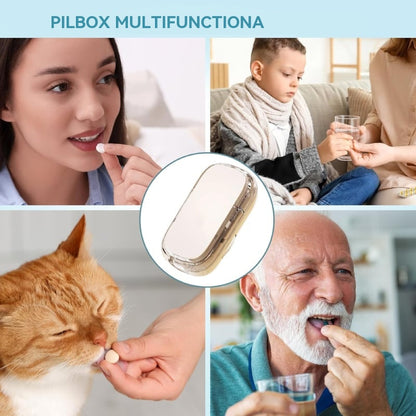 💊🧰 Prenosný, vzduchotesný a vlhkuvzdorný multifunkčný organizér na tabletky