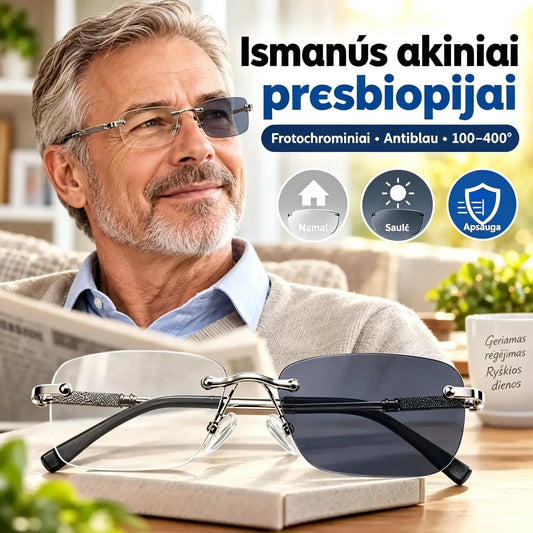 👓 Tik 24 € už 1 vnt. | Išmanieji daugiažidiniai skaitymo akiniai – ryškesnis matymas arti ir toli, prisitaiko prie šviesos ✨