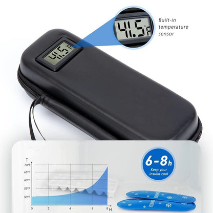🎒❄️Caja refrigerada portátil para medicamentos sensibles con pantalla de temperatura