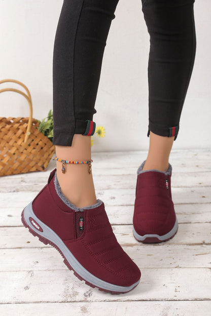 🔥【Descuento especial del 50%】【Tallas 35-48】Botas de invierno unisex con forro afelpado: cálidas, cómodas y antideslizantes para climas fríos.
