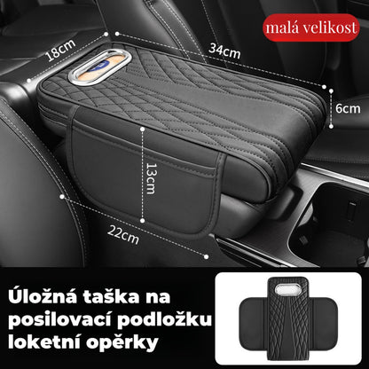 【Zvláštní nabídka】Multifunkční kožená loketní opěrka do auta tři v jednom