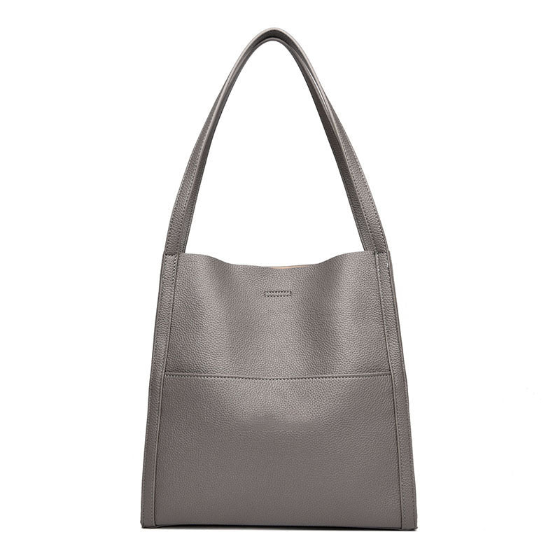 🔥👜👜【SLEVA 45 %】Nová měkká kožená taška přes rameno, jednoduchá, elegantní a prostorná na podzim a zimu