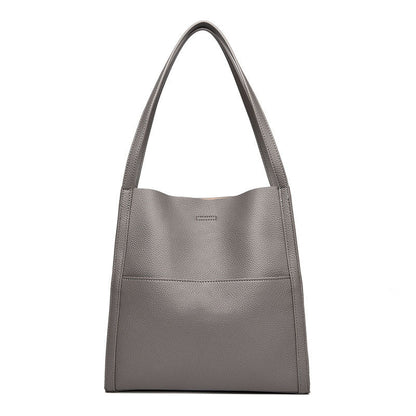 🔥👜👜【SLEVA 45 %】Nová měkká kožená taška přes rameno, jednoduchá, elegantní a prostorná na podzim a zimu