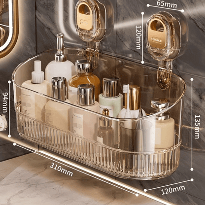 🍽️🧺Oferta limitada - mitad de precio🔥🔥Soporte de ventosa sin taladrar, montaje en pared para desagüe de cocina y baño