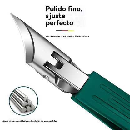 🔥【Compra 1 y recibe 1 gratis】🔥 Cortaúñas antisalpicaduras con borde inclinado de 25° (juego de 3 piezas)