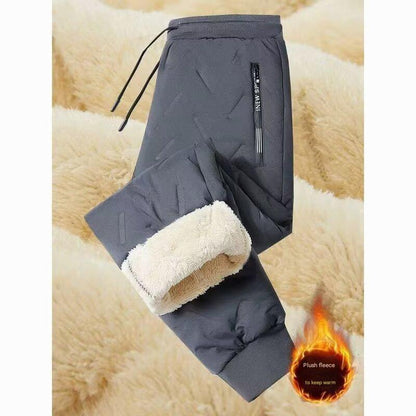 👖🔥【49% sleva】 【L-5XL】Zimní pánské zimní jehněčí vlna 2024 zahuštěné ležérní teplé tepláky-3841581