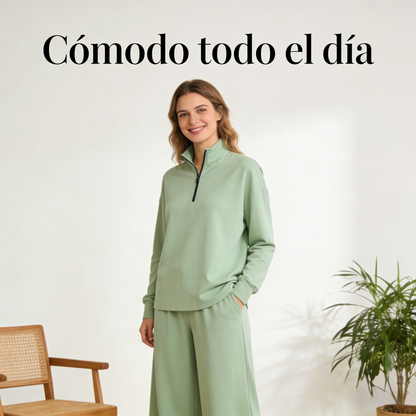 💖【Alta calidad】 Conjunto mujer cómodo y ligero para todo el día, perfecto para casa y salir
