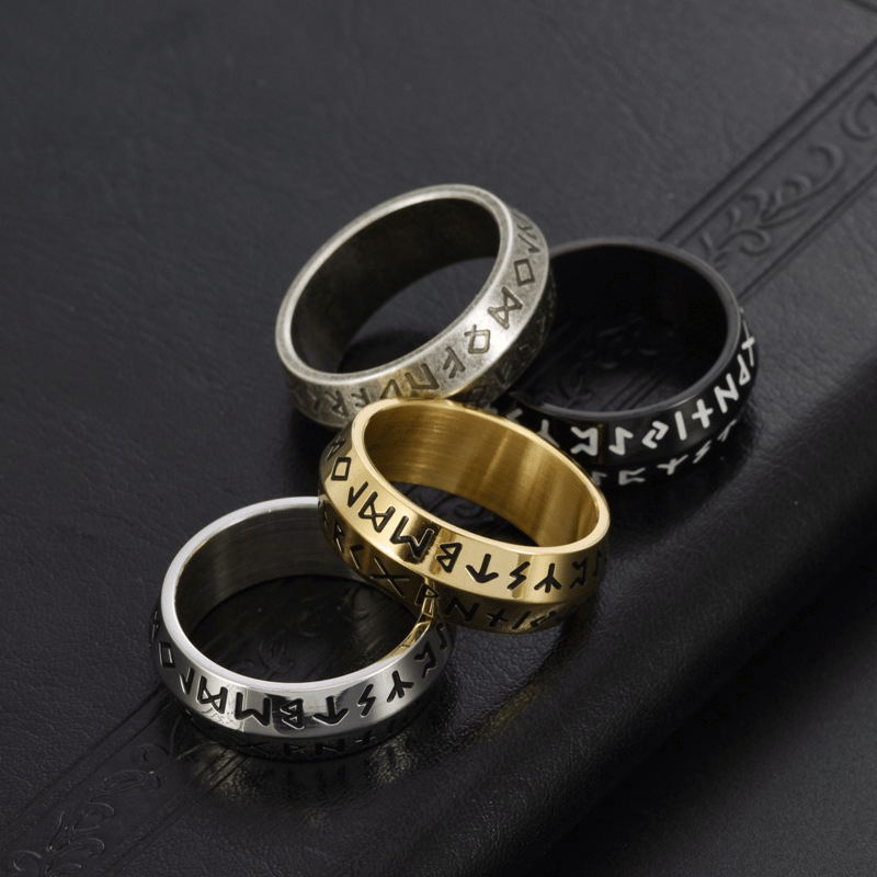 ⚔️【Compra 1 y llévate 1 gratis】Anillo nórdico de acero inoxidable💍