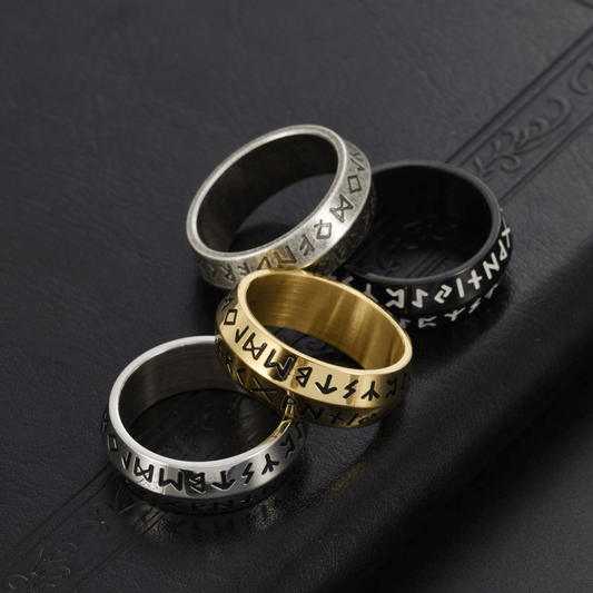 ⚔️【Compra 1 y llévate 1 gratis】Anillo nórdico de acero inoxidable💍