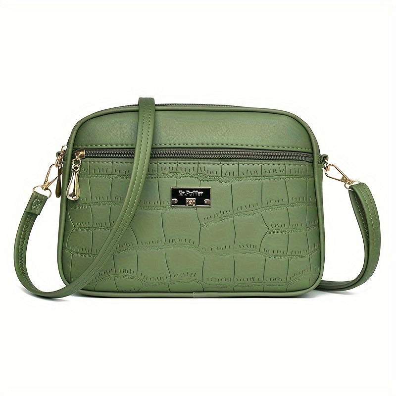 🔥👜Nová módní dámská crossbody kabelka 2025 brzy na jaře ---velká kapacita, jednoduchý styl, nastavitelný ramenní popruh
