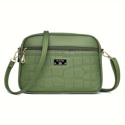 🔥👜Nová módní dámská crossbody kabelka 2025 brzy na jaře --velká kapacita, jednoduchý styl, nastavitelný ramenní popruh-3964982