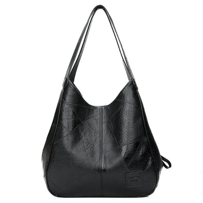 💗【Novinka】 Nová stylová měkká kožená kabelka přes rameno, velká kapacita, praktická a elegantní 👜-3889724