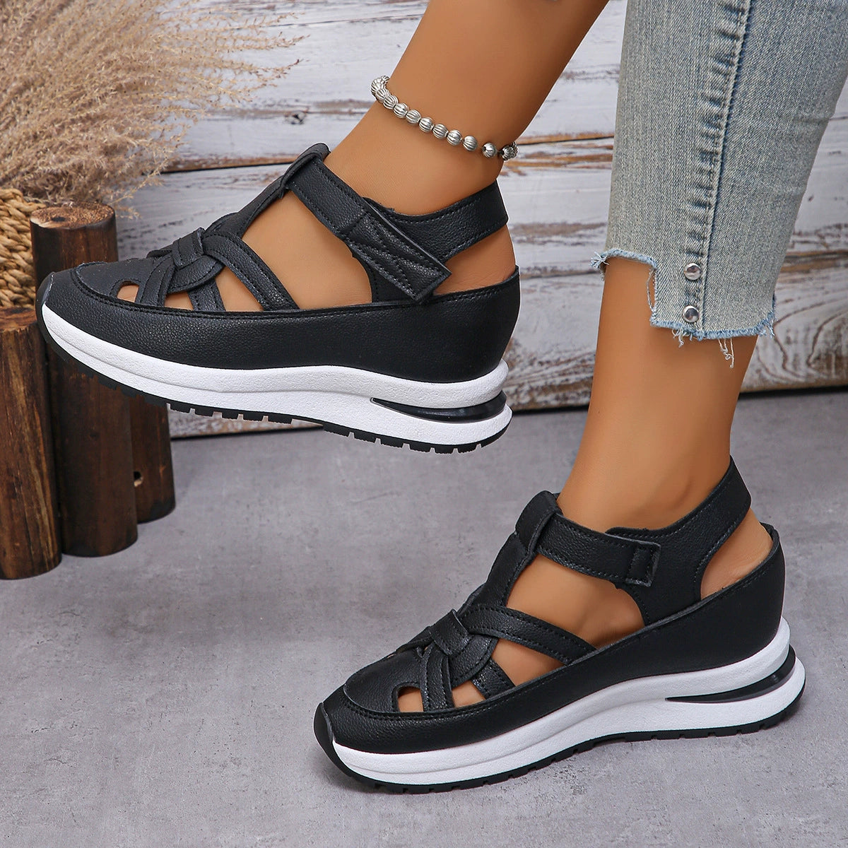 💥¡Mega venta de fin de temporada!💥 👡【35-43】2026 nuevas sandalias casuales con suela gruesa, para caminar sin fatiga