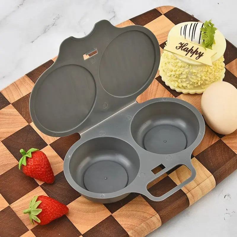 🎁 2 vnt. tik už 25 €! 💥 Mikrobangų kiaušinių viryklė – 2 kiaušiniai vienu metu, neprideganti ir lengvai valoma! 🍳🏠