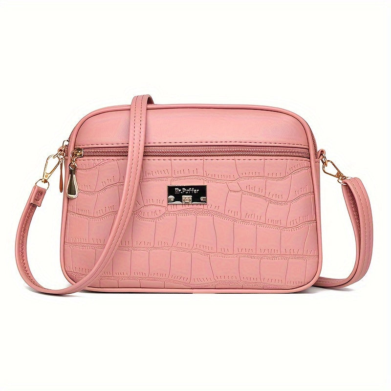 🔥👜Nová módní dámská crossbody kabelka 2025 brzy na jaře --velká kapacita, jednoduchý styl, nastavitelný ramenní popruh-3964982