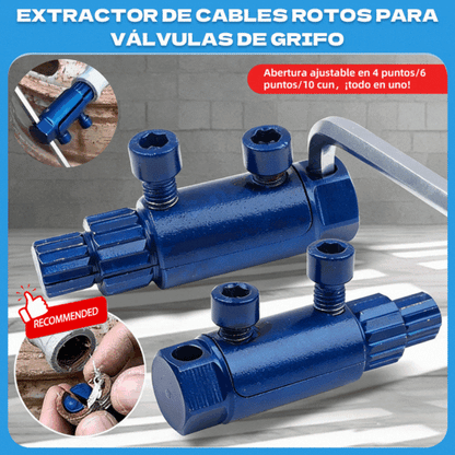【Compra 1 y llévate 1 gratis】Extractor de rosca rota para válvula angular de grifo, grifo universal