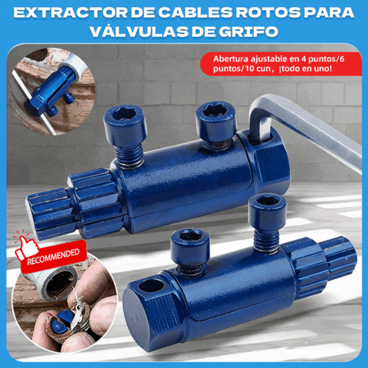 【Compra 1 y llévate 1 gratis】Extractor de rosca rota para válvula angular de grifo, grifo universal