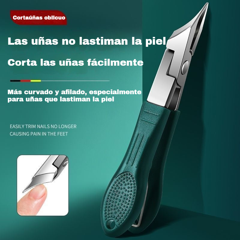 🔥【3-delni komplet】✂️💅Novo ultra tanko ščipalko za nohte pod kotom za domačo manikuro