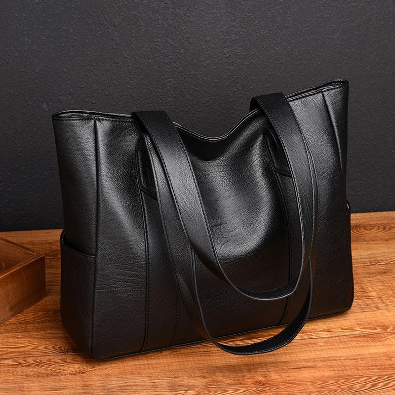 Omezená sleva 49 % 👜 Nová módní dámská měkká kožená taška přes rameno✨ Ležérní Velká kapacita✨-3915745