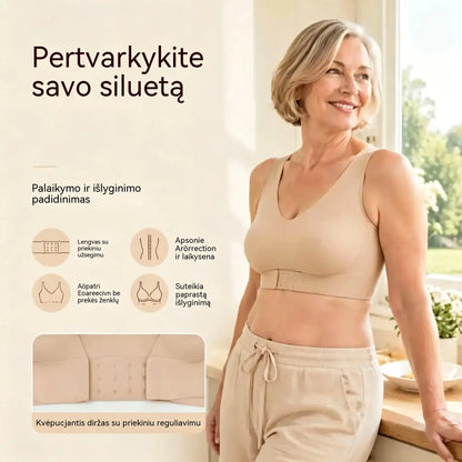 【✨Perki 1 – gauni 2 nemokamai (3 vnt. pakuotė)】Moterų figūrą koreguojantys apatiniai – koreguoja nugaros laikyseną💋