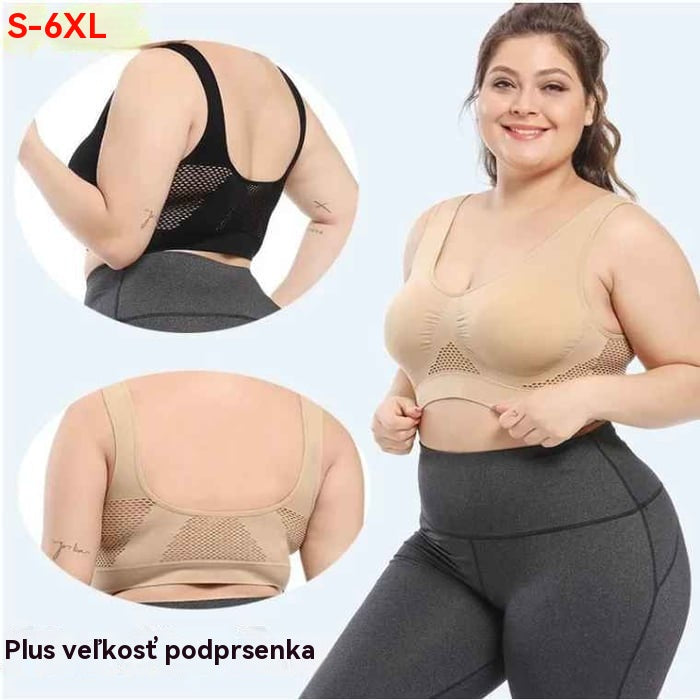 ⏰💥【Výprodej konce sezóny】【Balení 3 kusů】Bezešvá podprsenka pro plné velikosti ❤️ Prodyšná a chladivá【40–120KG】