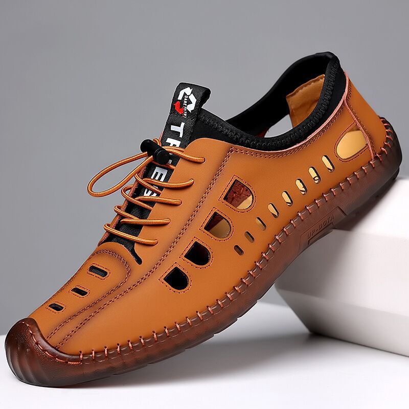 【Zapatos de primavera nuevos】【39-44】 Zapatos casuales de hombre de suela suave, transpirables y con diseño calado, nuevos para el verano de 2026