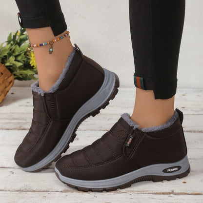 🔥【Descuento especial del 50%】【Tallas 35-48】Botas de invierno unisex con forro afelpado: cálidas, cómodas y antideslizantes para climas fríos.